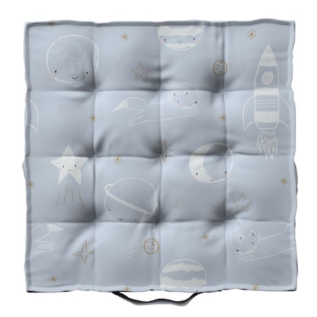 Siedzisko Tomi, szary, 50 x 50 x 10 cm, Magic Collection