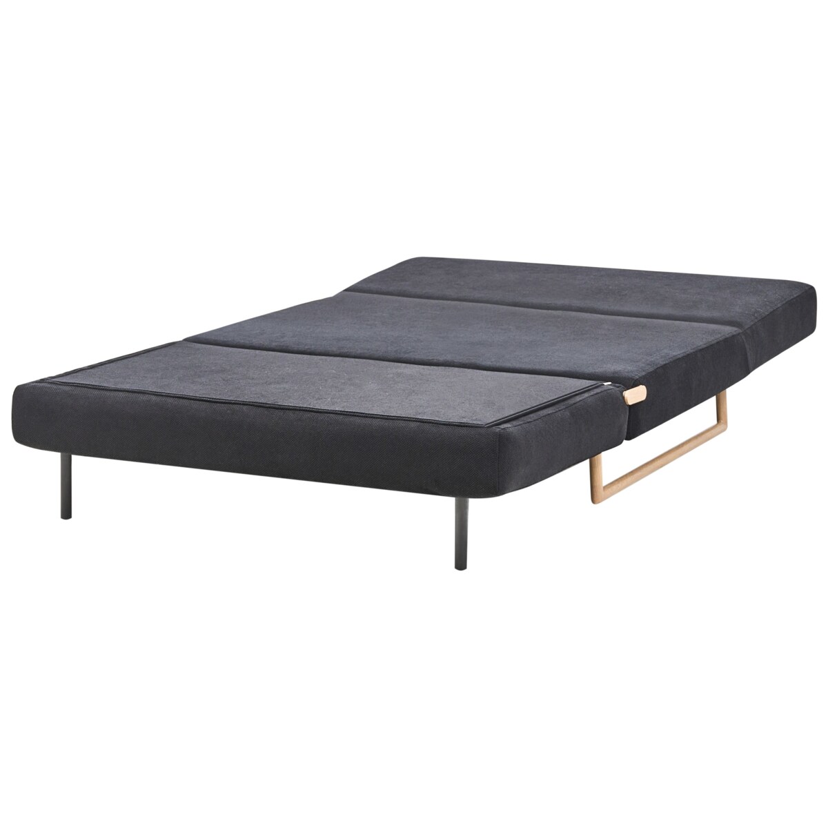 Sofa rozkładana dla 2 osób JERSLEV Czarny
