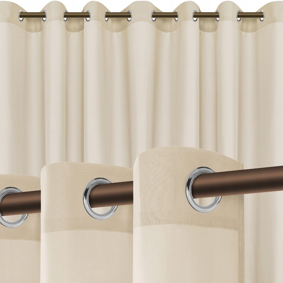 Zasłona Ogrodowa na Kółkach Przelotkach Gotowa Tarasowa Wodoodporna 140 x 250