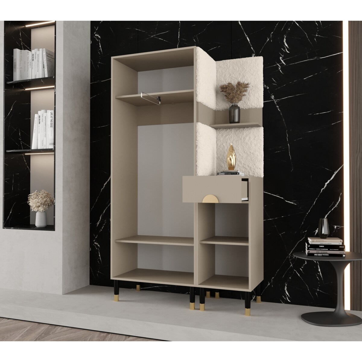 Garderoba do przedpokoju Abiks PALERMO 6 kaszmir+poso100