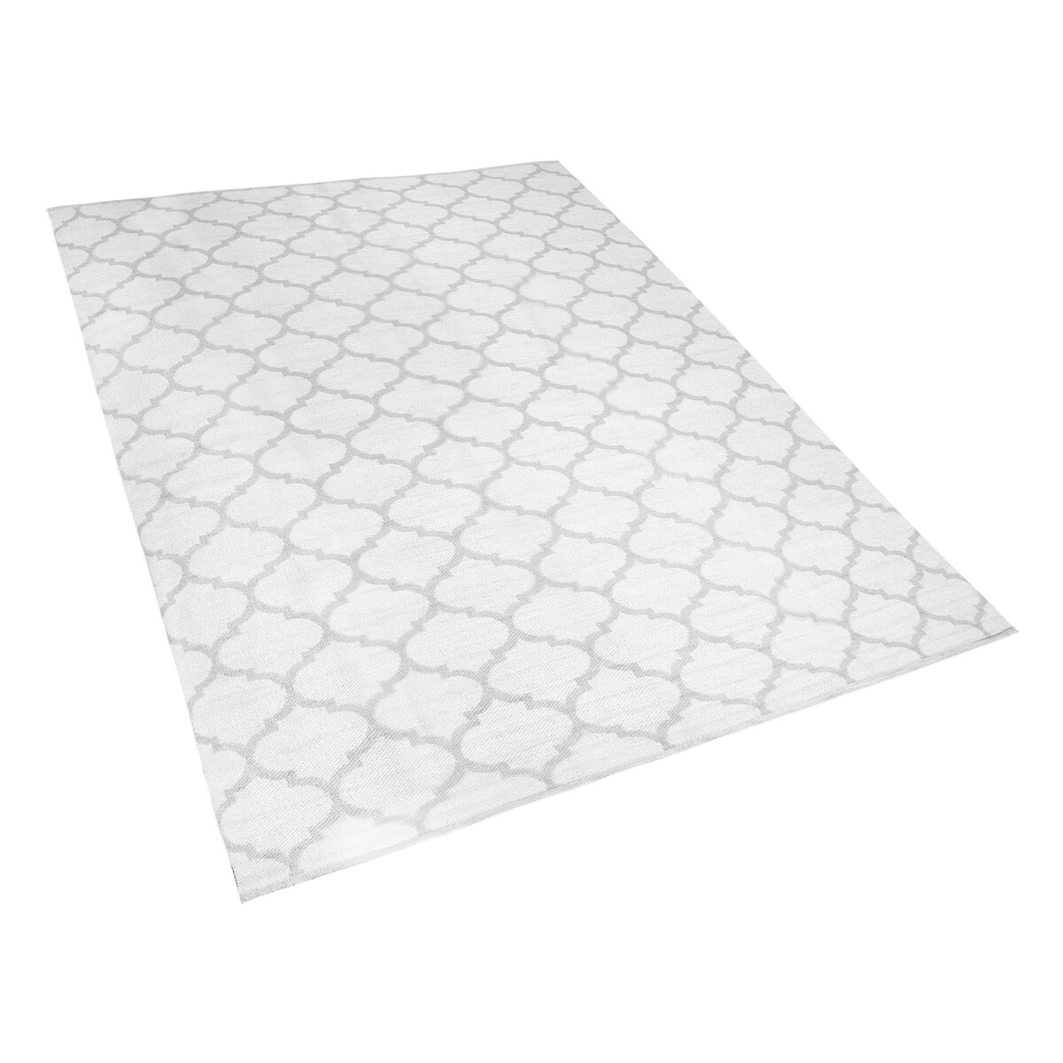 Dywan zewnętrzny dwustronny 140 x 200 cm szary AKSU