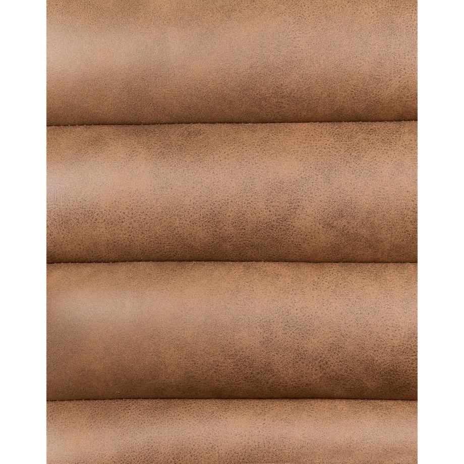 Fotel LEKNES Ekoskóra Brązowy