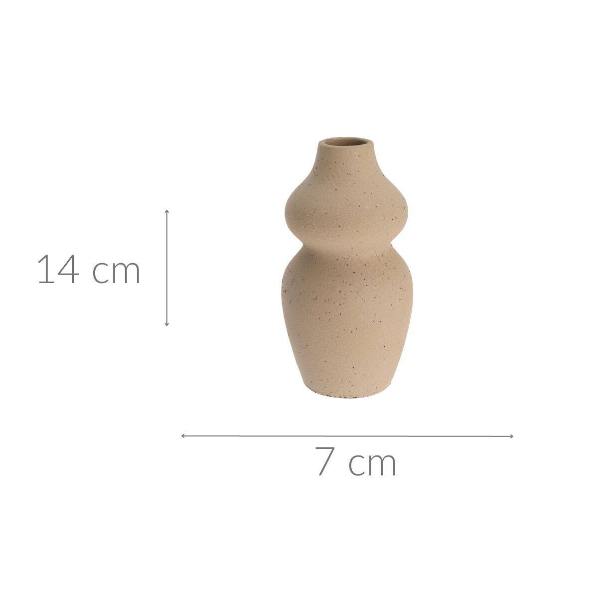 Wazon dekoracyjny z ceramiki, wys. 14 cm
