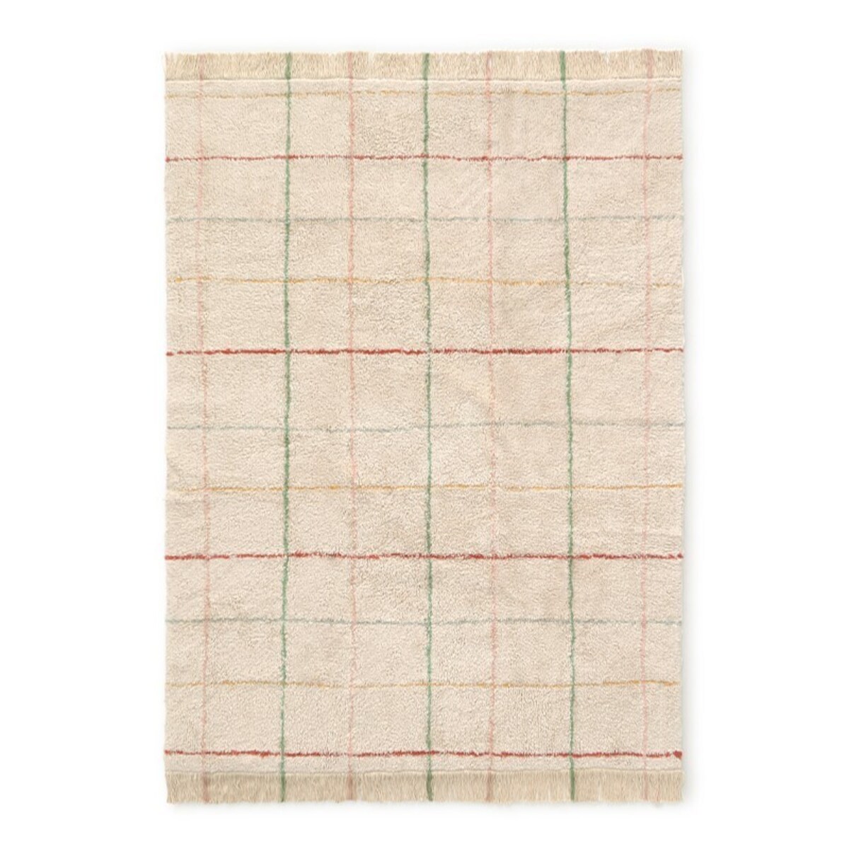 Lorena Canals - Dywan bawełniany Kolorowe Linie 140 x 200 cm, Farm