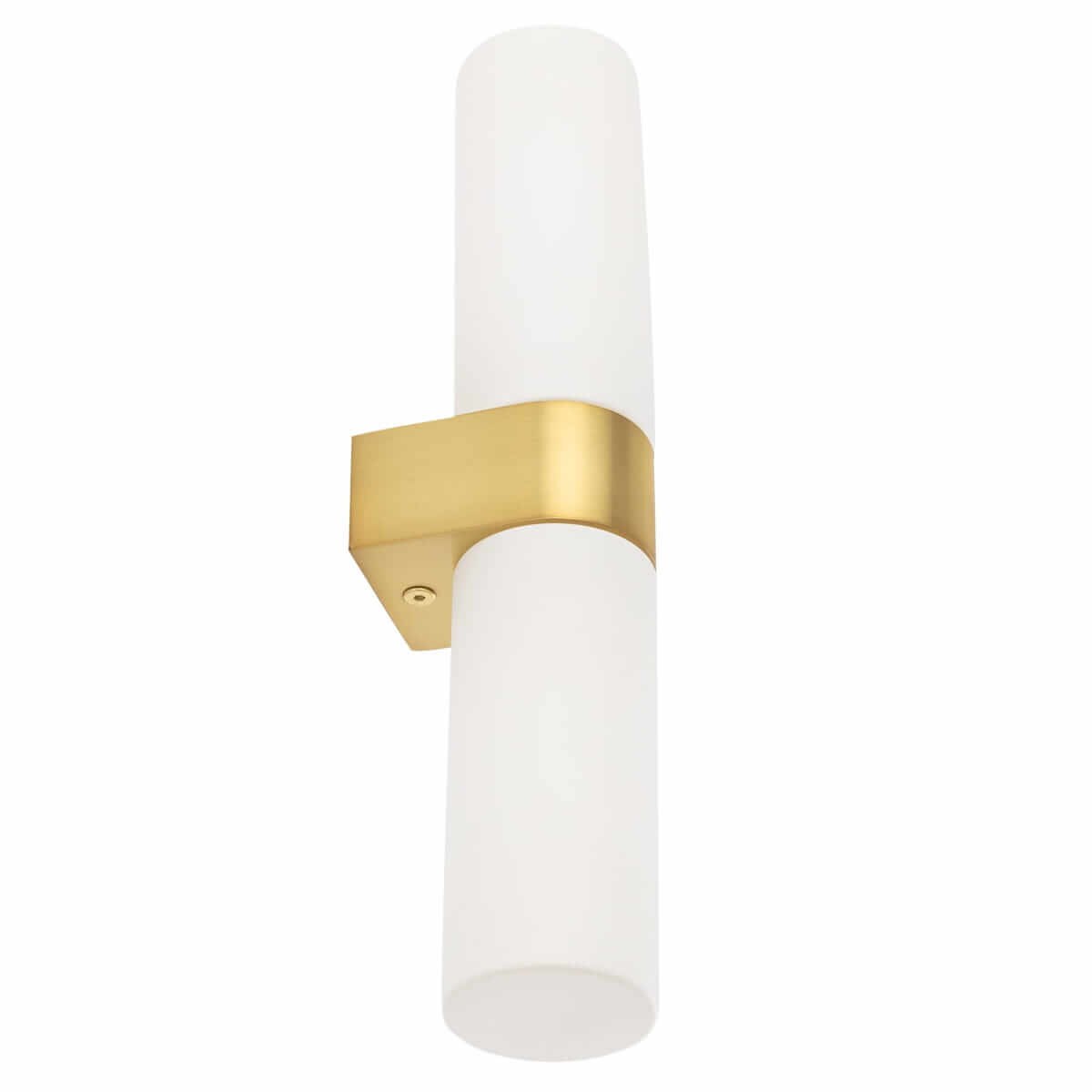 Podłużny kinkiet ścienny Natalie 10727 Nowodvorski IP44 tuba szklany metalowy biały mosiądz