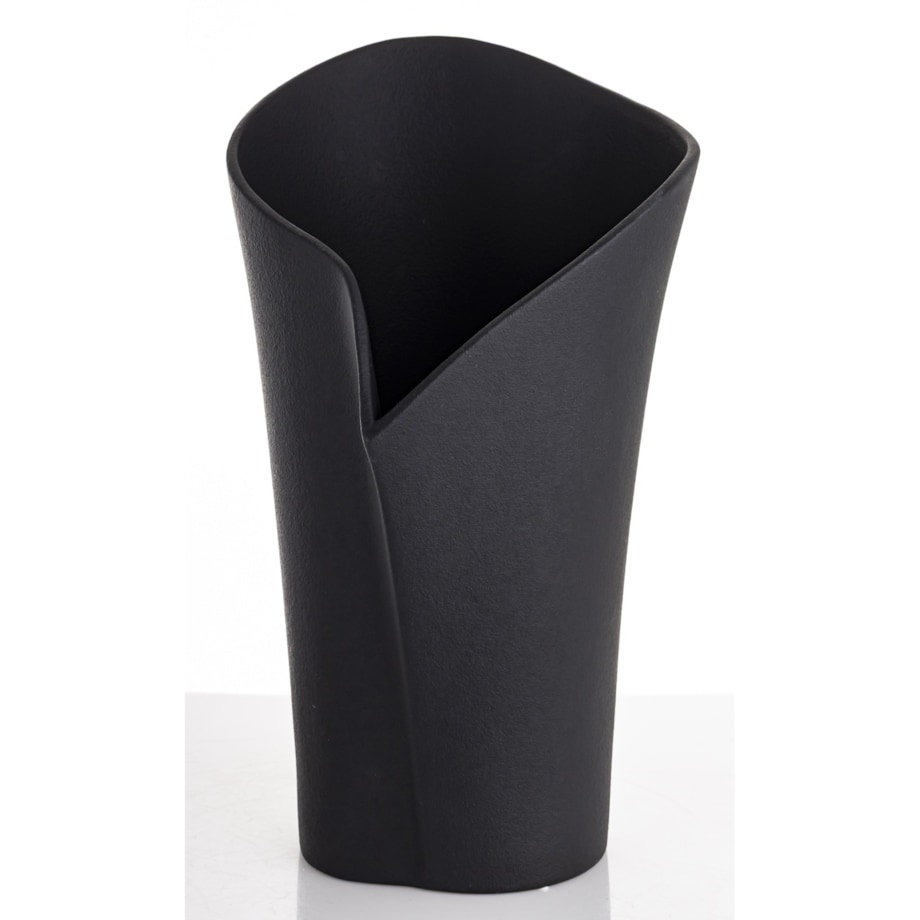 Wazon porcelanowy 33x19x19 cm LARRY czarny