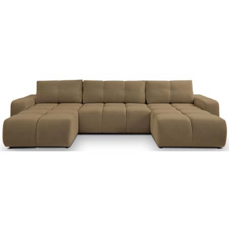 Nowoczesny Narożnik U SOHI z funkcją spania, Curio 20 - Brązowy