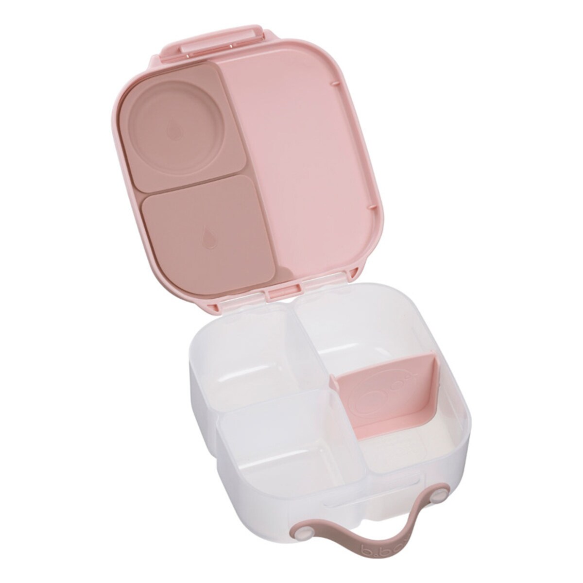 Mini lunchbox dla dzieci do szkoły - szczelna śniadaniówka z przegródkami Blush Crush b.box