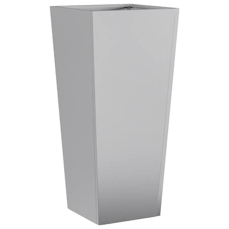 vidaXL Donica ogrodowa, 35x35x75 cm, stal galwanizowana