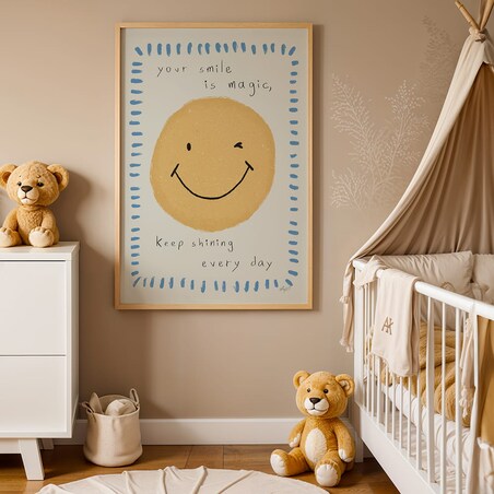 plakat twój uśmiech to magia 70x100