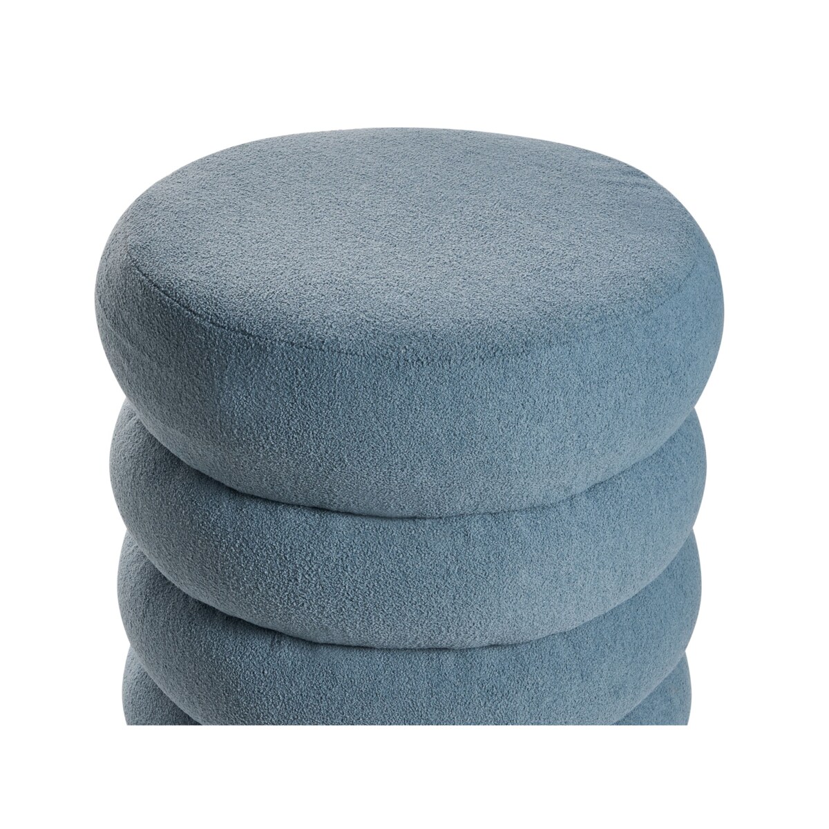 Puf SUMPTER Boucle Niebieski 43 cm