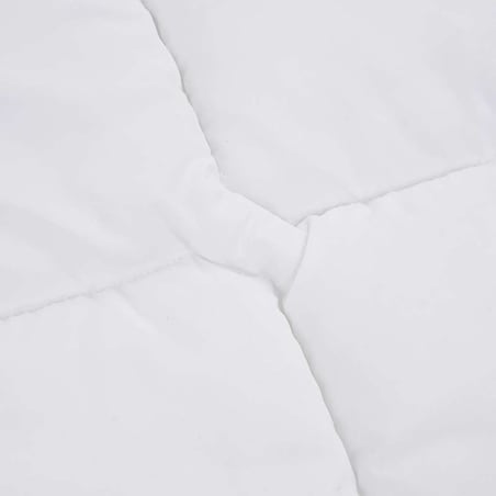 vidaXL Ochraniacz na materac, biały, 160x220 cm