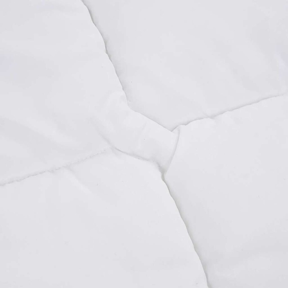 vidaXL Ochraniacz na materac, biały, 160x220 cm