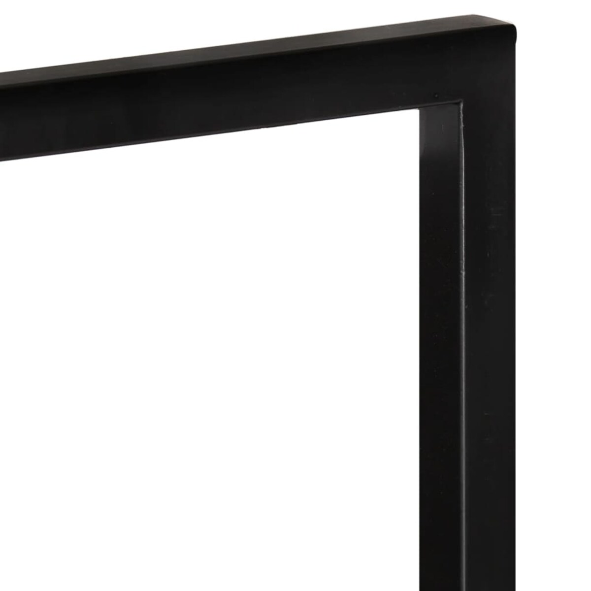 vidaXL Półki ścienne, 2 szt., 25x25x75 cm, lite drewno akacjowe i stal