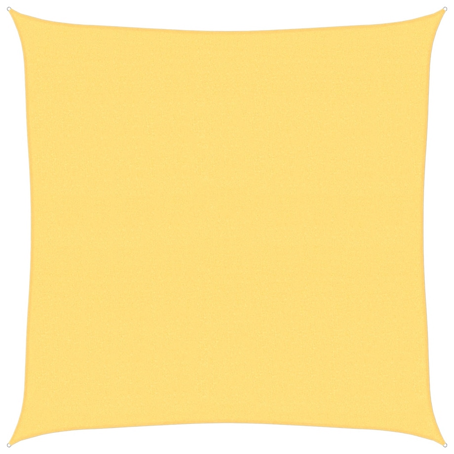 vidaXL Żagiel przeciwsłoneczny, 160 g/m², beżowy, 4x4 m, HDPE