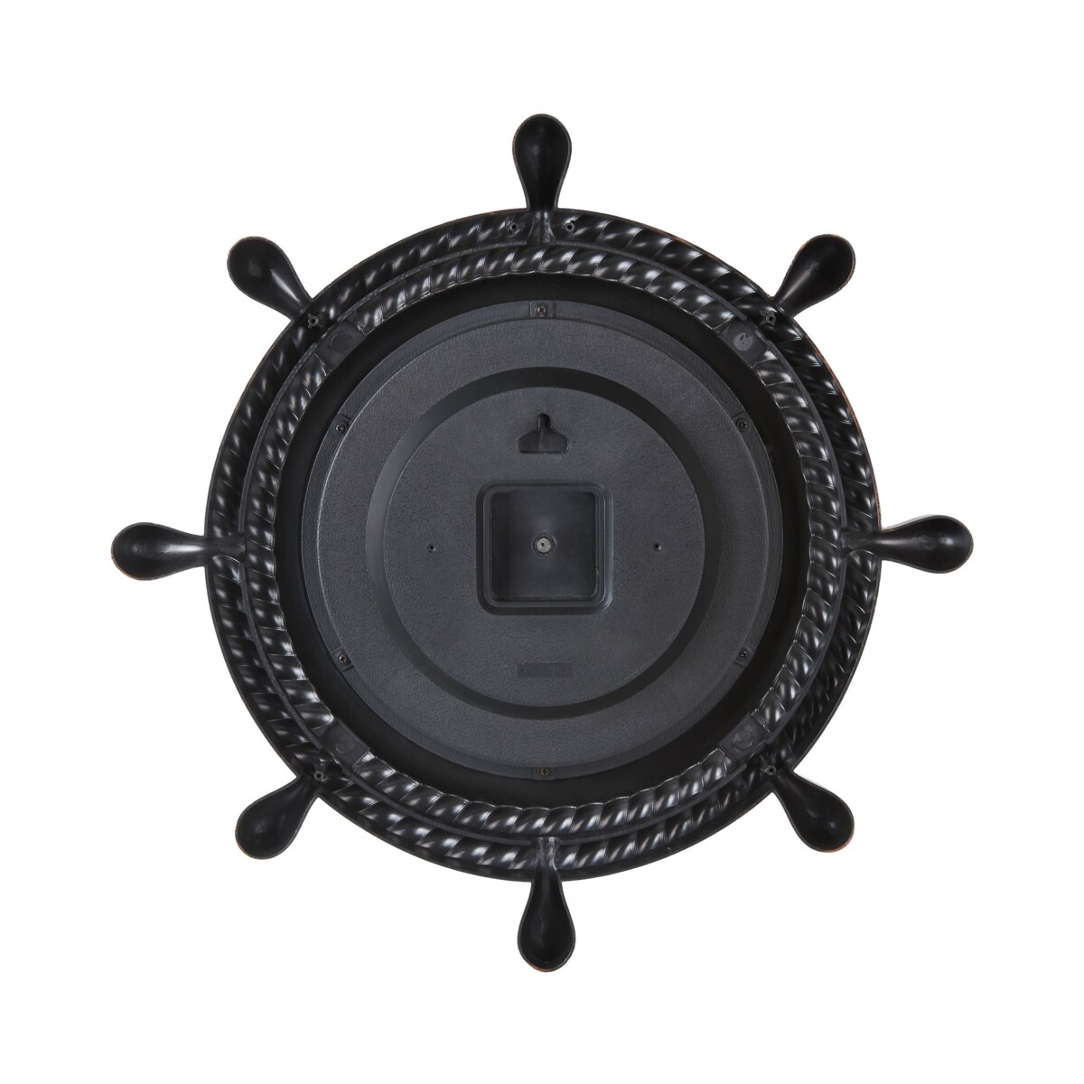 Okrągłe lustro ścienne ø 46 cm ciemnobrązowe GORMAZ