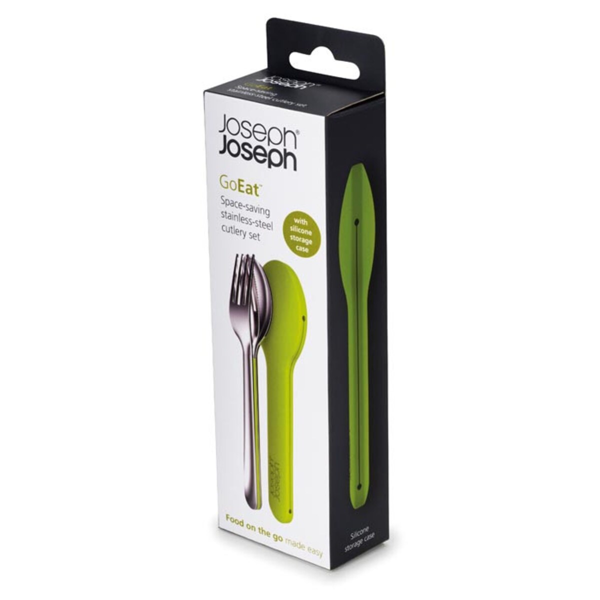 Zestaw sztućców podróżnych w etui zielony GoEat, Joseph Joseph
