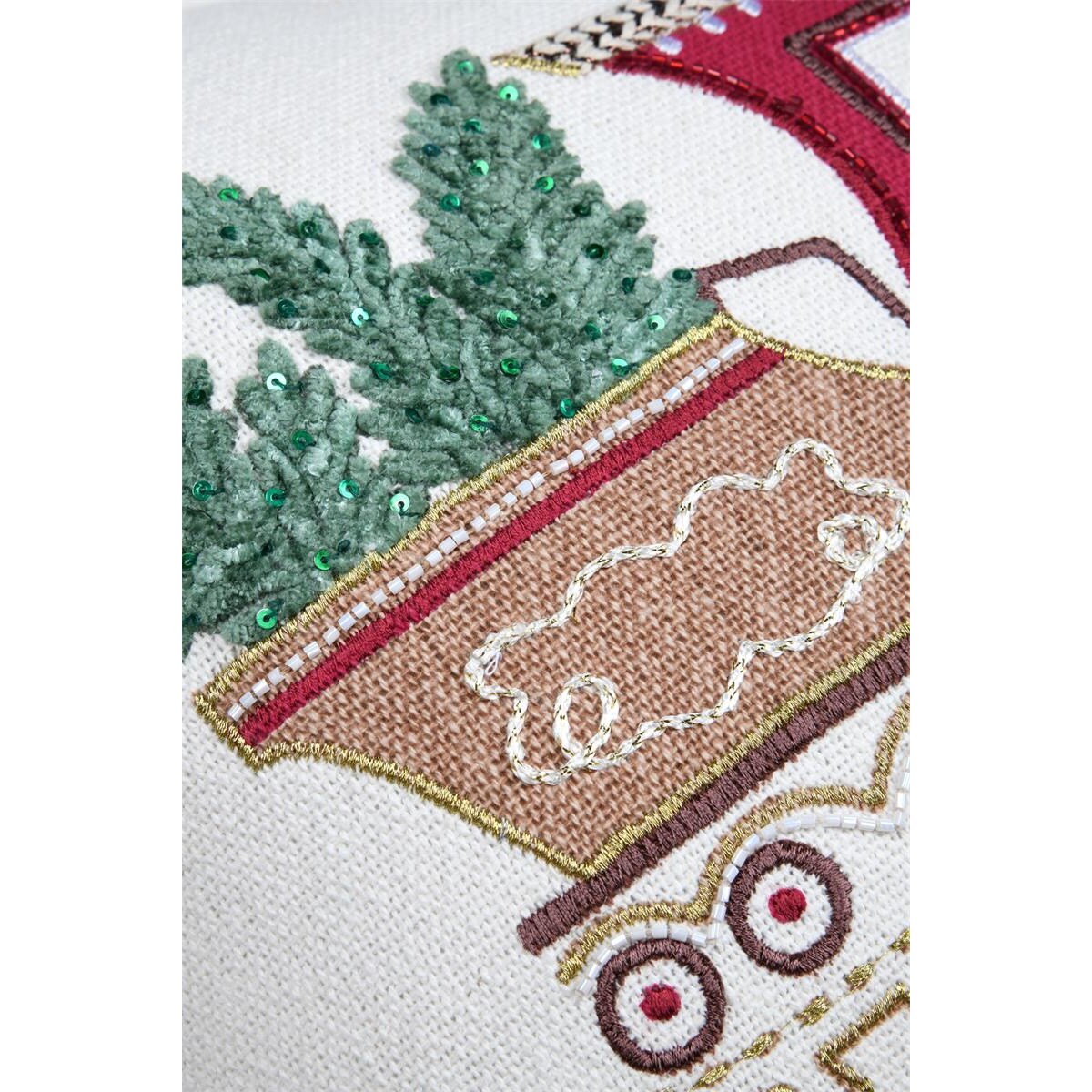 Poduszka świąteczna z nadrukiem, 35 × 55 cm