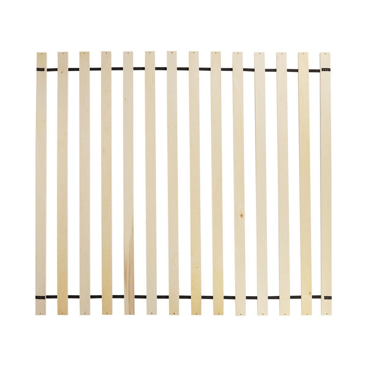 Łóżko Rattan BOUSSICOURT 160 x 200 cm Jasnobrązowy