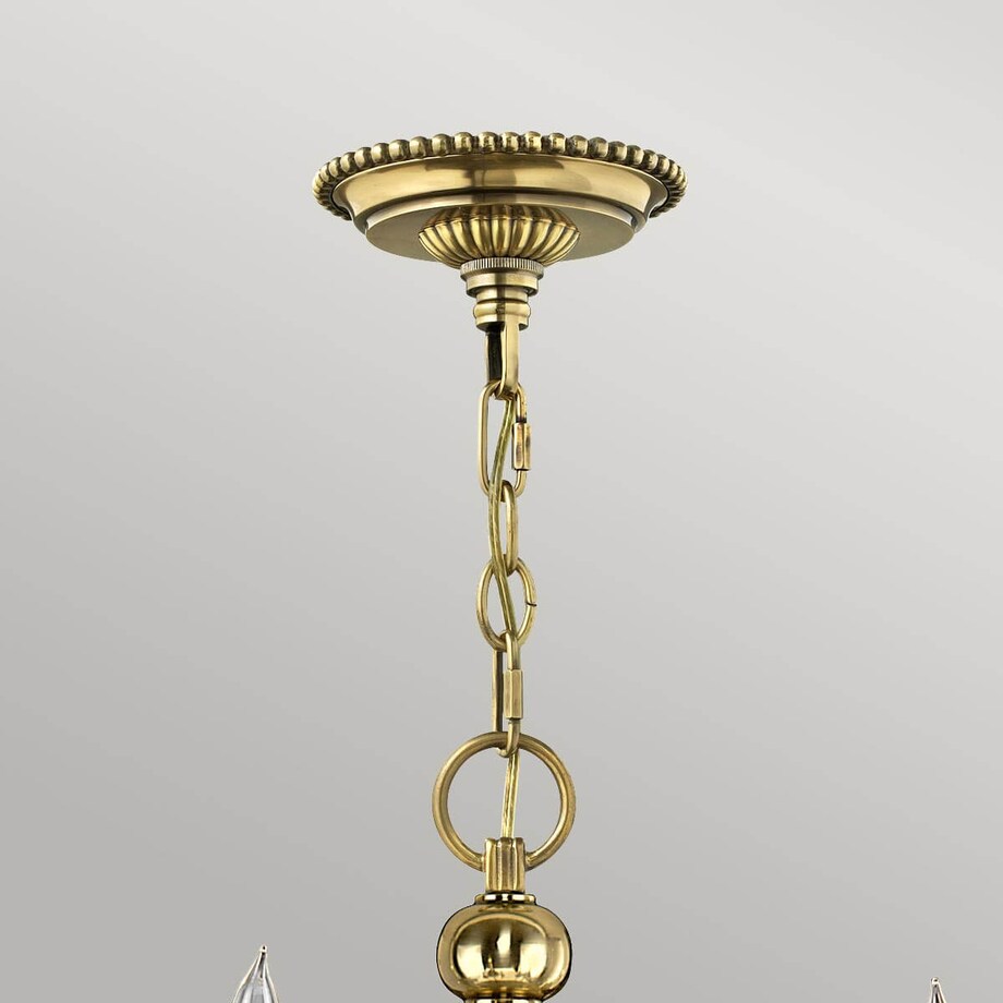 Żyrandol pałacowy Cambridge HK-CAMBRIDGE15 Hinkley świecznikowy mosiądz