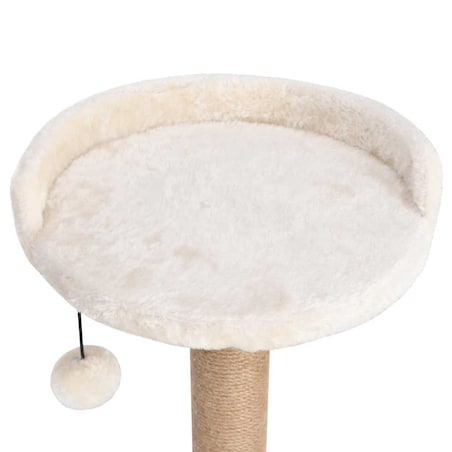 vidaXL Drapak dla kota z słupkiem, 123 cm, trawa morska