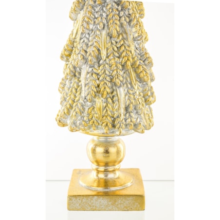 Dekoracja - choinka złota 39x11x11 cm CAMPO