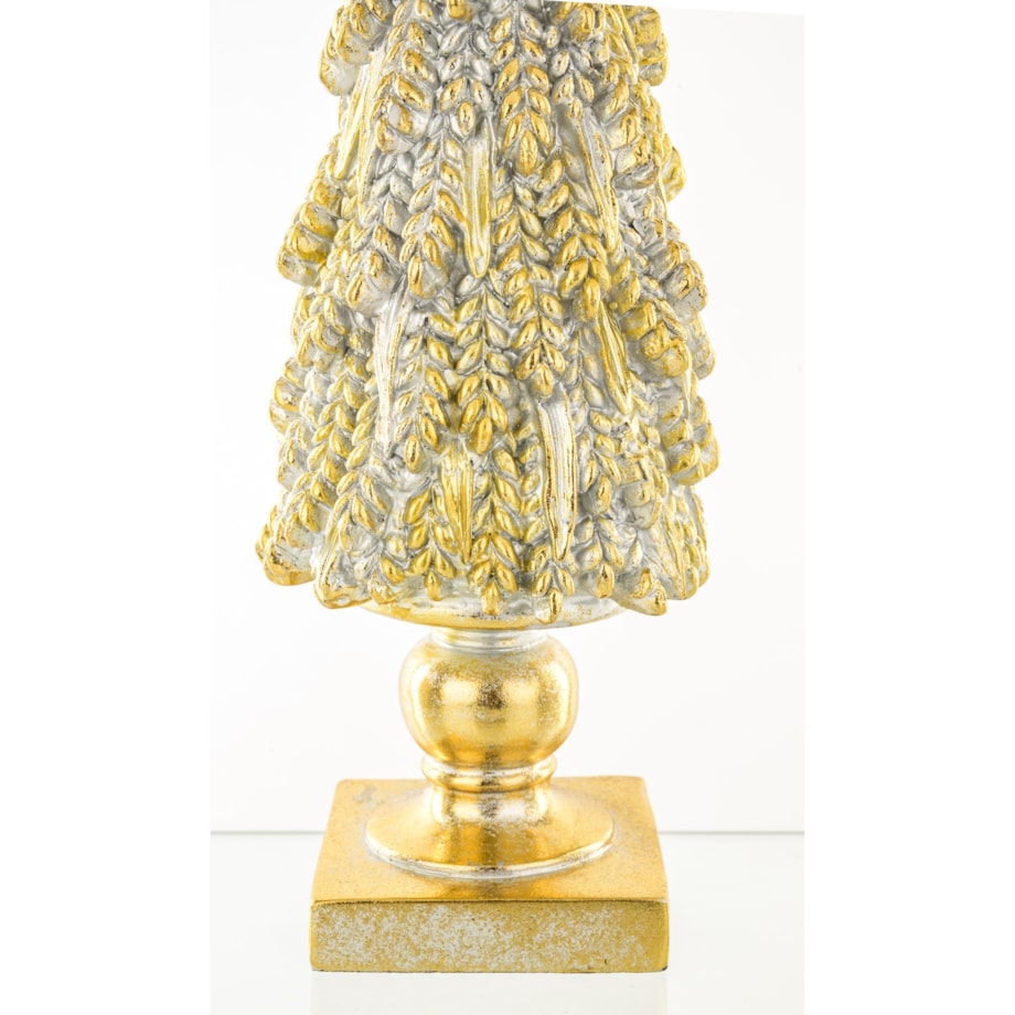 Dekoracja - choinka złota 39x11x11 cm CAMPO