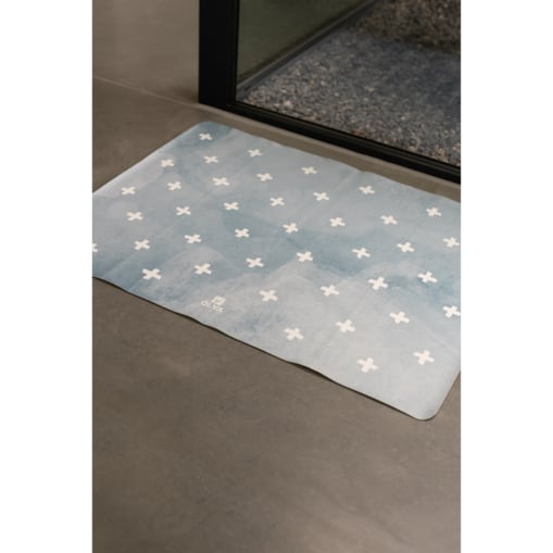 Mata Ochronna OLYA KIDS wzór CROSS AZURE 95x125cm