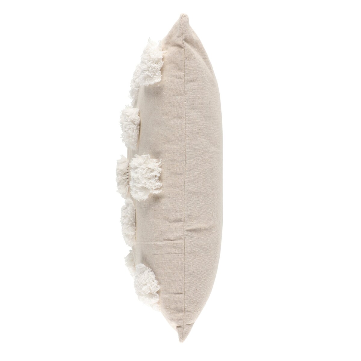 Poduszka dekoracyjna z pomponami, 45 x 45 cm