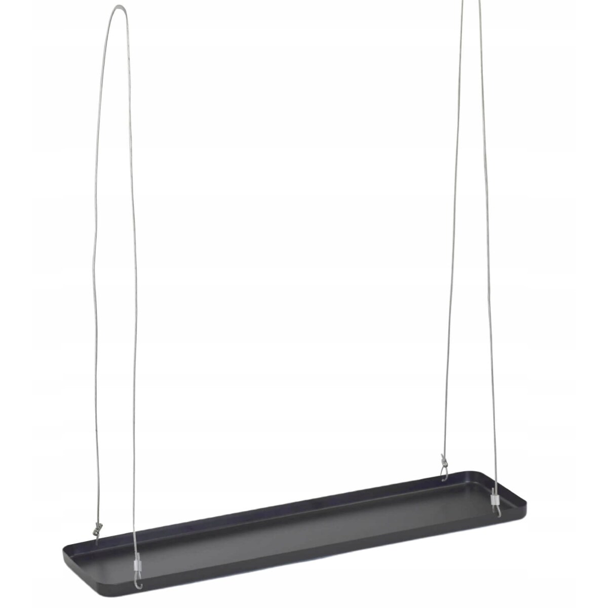 Kwietnik wiszący 58cm CZARNY rozmiar L