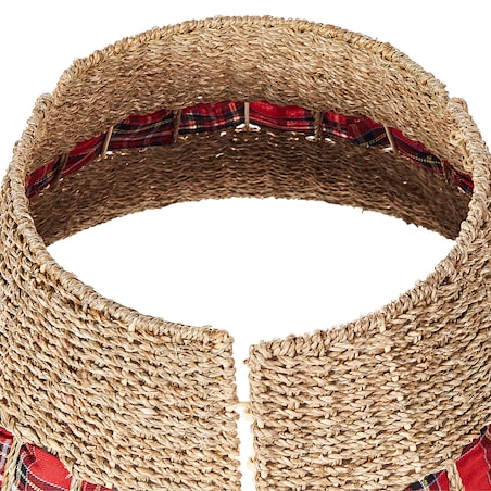Osłonka pod choinkę MARCHE Trawa morska Naturalny 50 cm