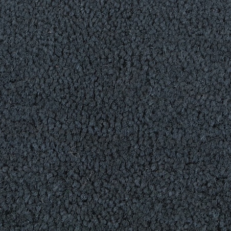vidaXL Wycieraczka, ciemnoszara, półokrągła, 60x90 cm, włókno kokosowe