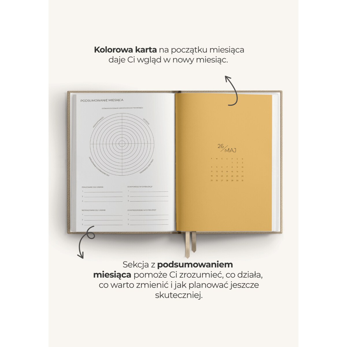 Planner dzienny 2026 – Cappuccino