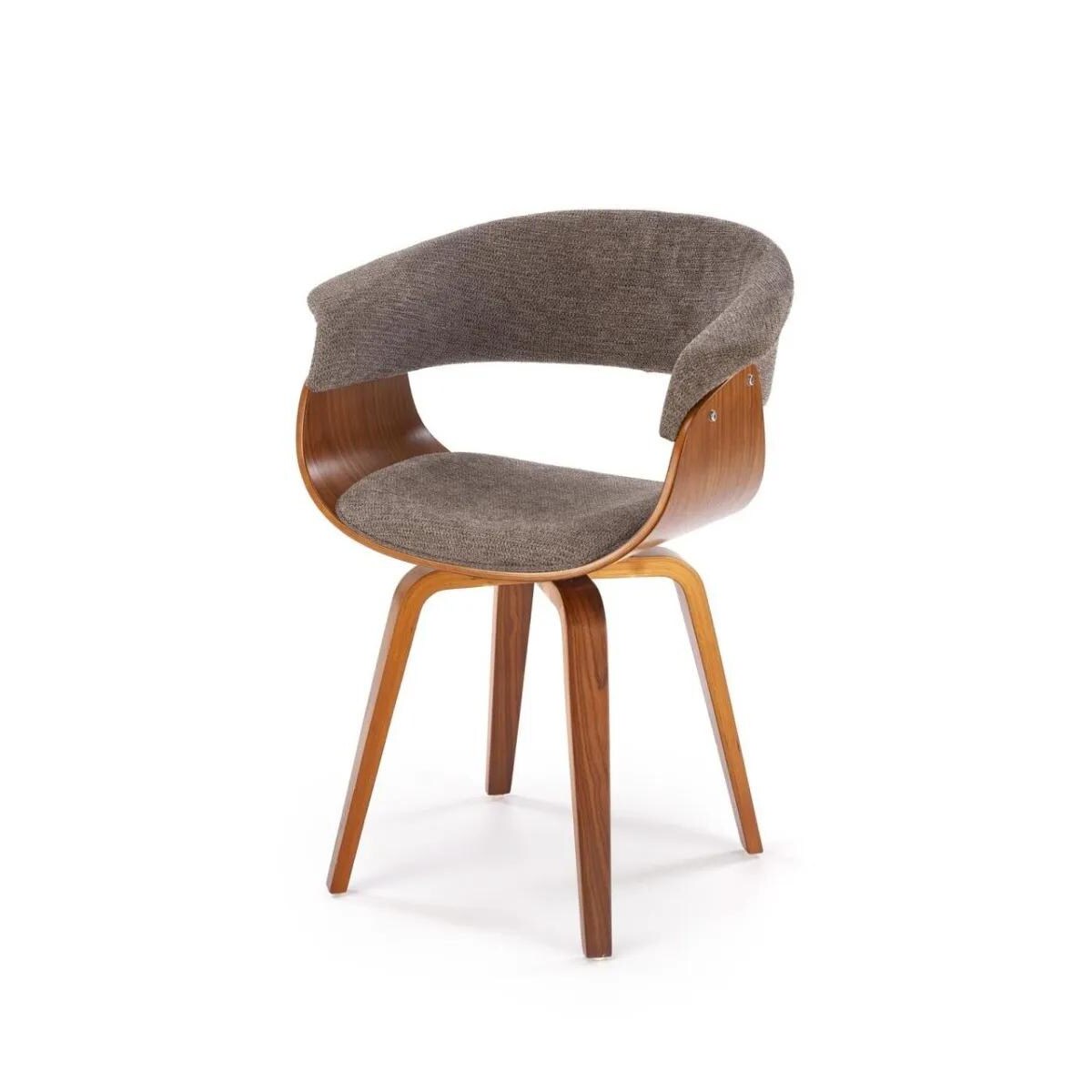 Krzesło K545 szare/orzech