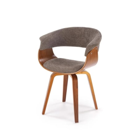 Krzesło K545 szare/orzech