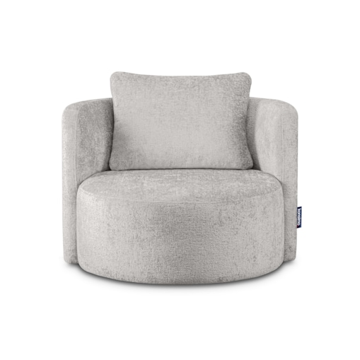 KONSIMO RAGGI Fotel obrotowy popielaty