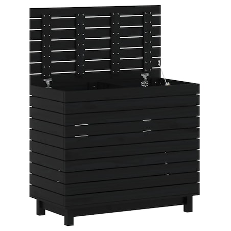 vidaXL Kosz na pranie, 88,5x44x76 cm, lite drewno sosnowe