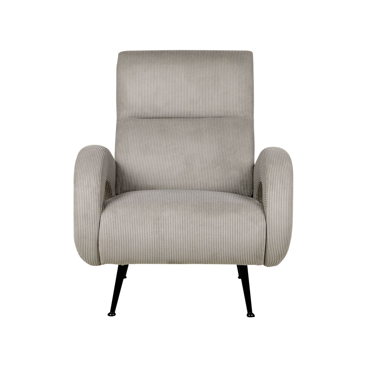 Fotel sztruksowy szary SVALOV