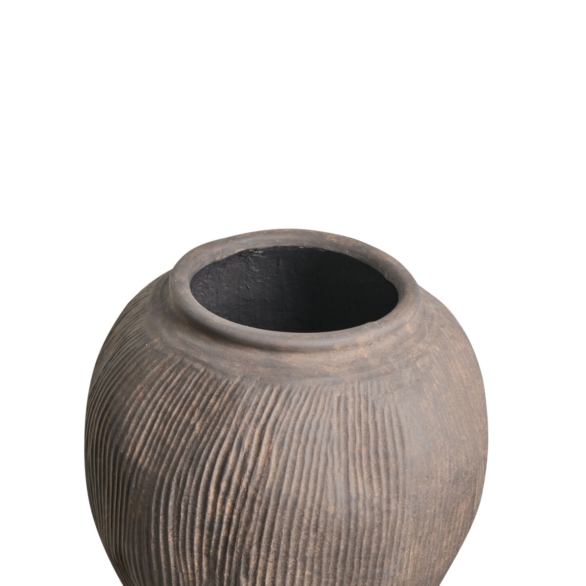 Wazon na kwiaty KATERINI 40 cm Brązowy