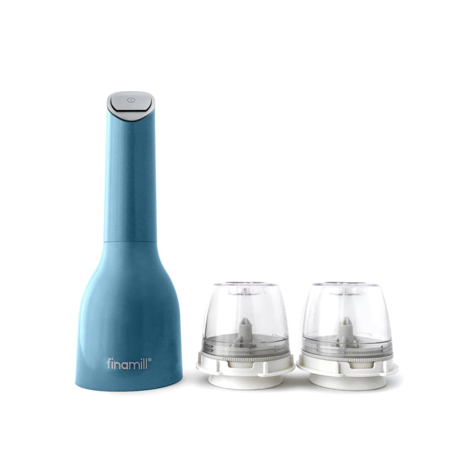 Elektryczny młynek do przypraw FinaMill - Niebieski