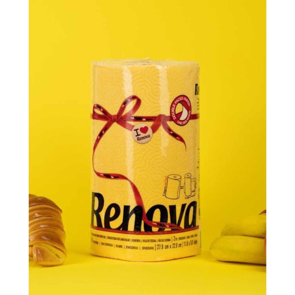 Ręcznik papierowy Renova żółty 1R