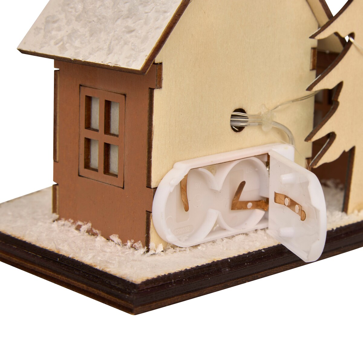 Lampion miasteczko bożonarodzeniowe, LED, 30 x 15 cm