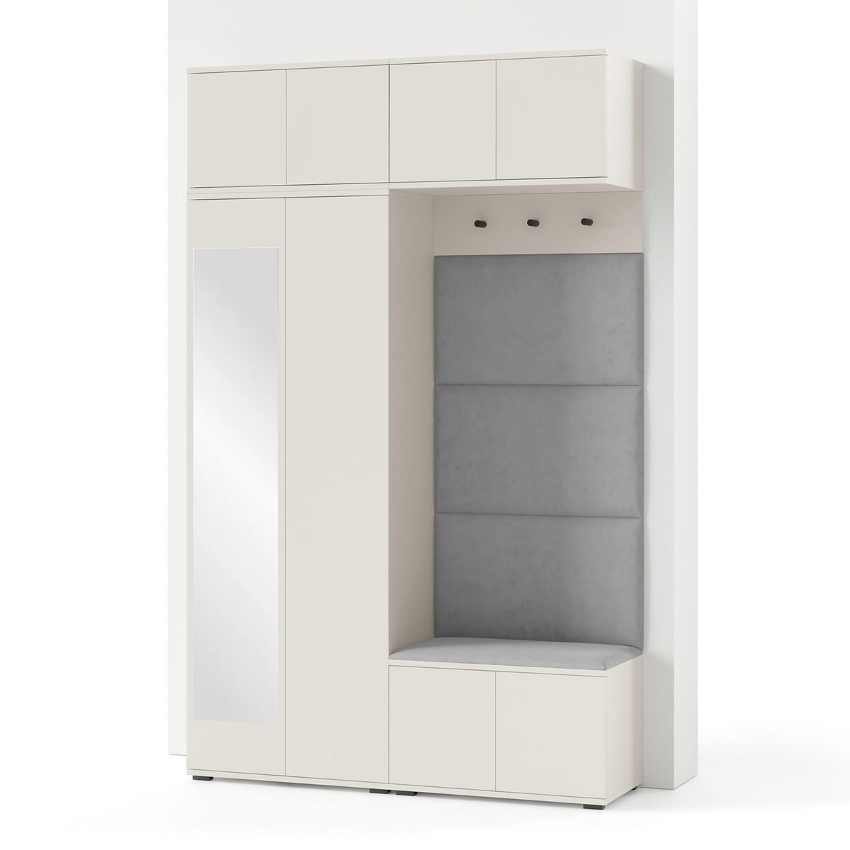 Zestaw do przedpokoju Napoli wersja 1 z panelami Trinity 33 beżowy