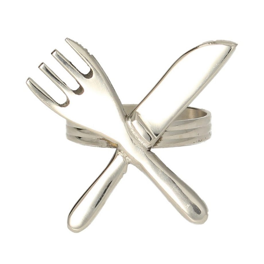 Obrączka na serwetkę Cutlery, 6 x 5 x 8 cm
