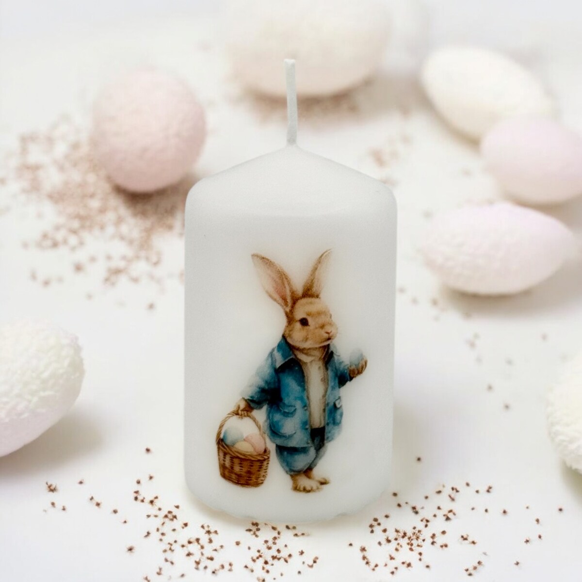 Świeca wielkanocna Zajączek wielkanocny Króliczek świeczka na Wielkanoc