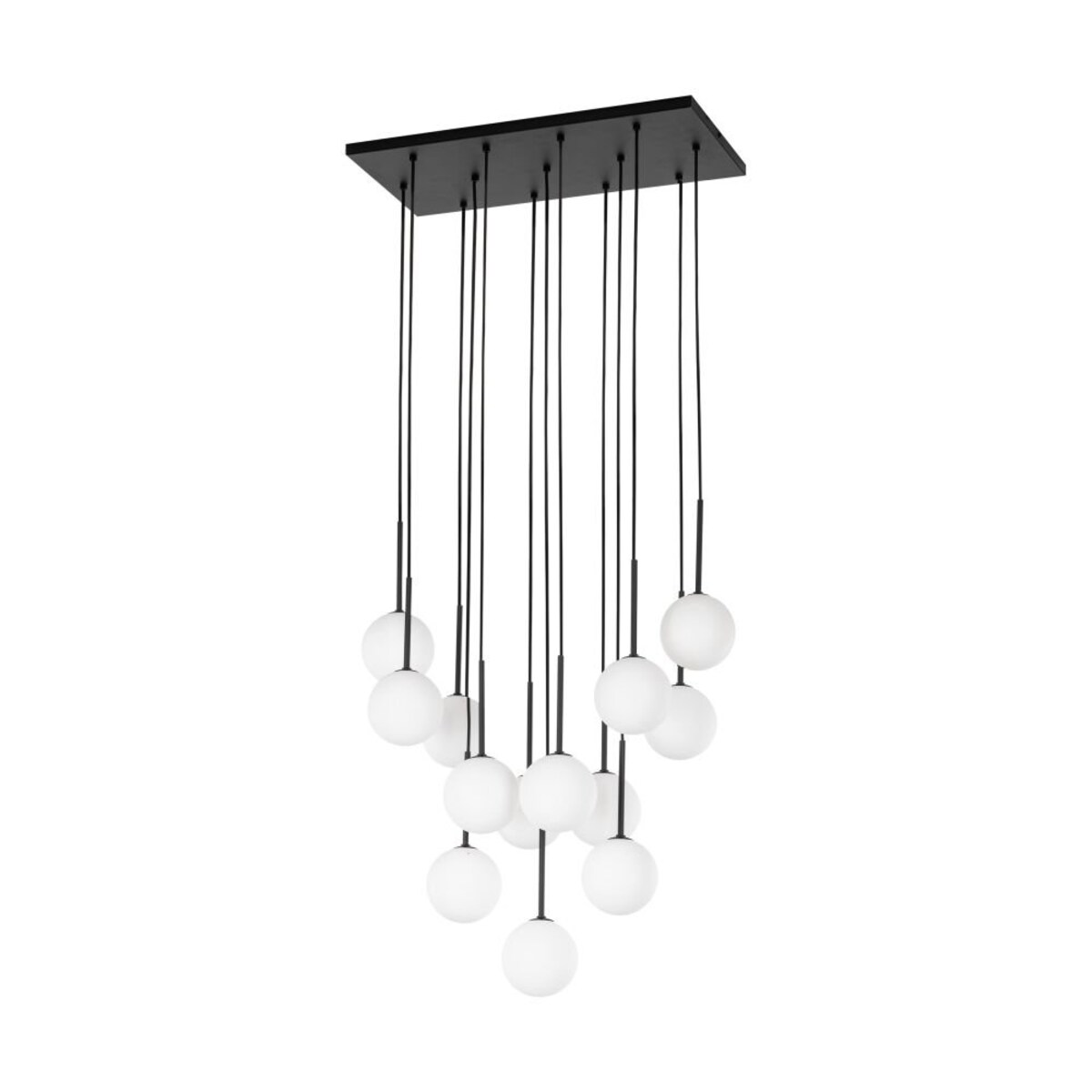 Lampa wisząca TK Lighting MARTIN WHITE 10079 13xG9 czarno-biała nowoczesna do salonu jadalni kuchni
