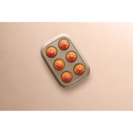 Forma ze stali węglowej do babeczek 6 otworów 6,50x2,50 cm Balance BergHOFF