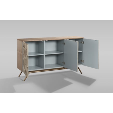 Złota komoda Indigo Premium 150x40x86