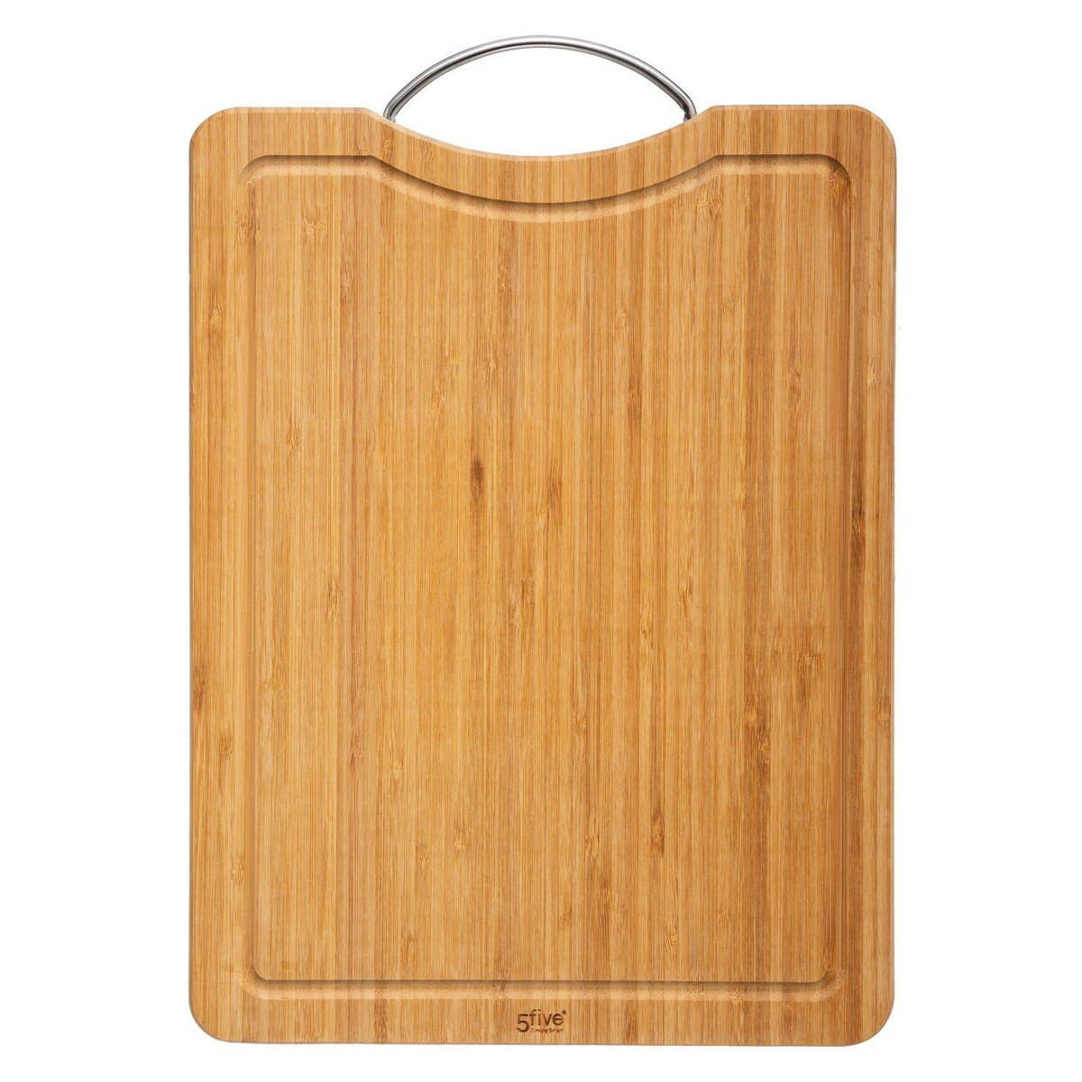 Deska bambusowa do krojenia z uchwytem, 43 x 30 cm