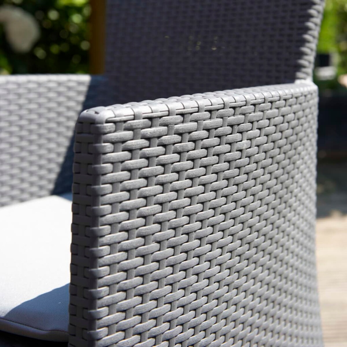 Keter Zestaw mebli ogrodowych Iowa, 3 części, grafitowy